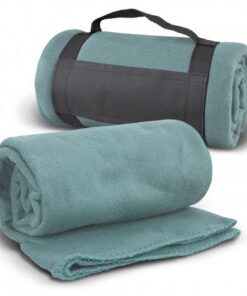 Alternative view of Glasgow Fleece Blanket with Strap