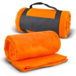 Glasgow Fleece Blanket with Strap - Image 4