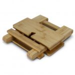 NATURA Bamboo Folding Wine Table - Image 3