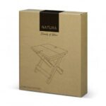 NATURA Bamboo Folding Wine Table - Image 4