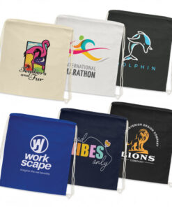 Cotton Drawstring Backpack