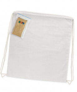 Alternative view of Cotton Colouring Drawstring Backpack