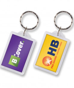 Lens Key Ring - Rectangle