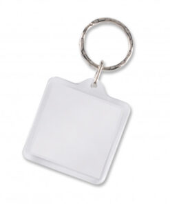 Alternative view of Lens Key Ring - Square