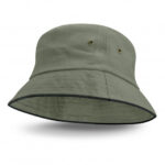 Bondi Bucket Hat - Black Sandwich Trim - Image 2