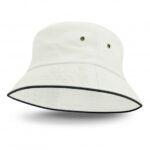 Bondi Bucket Hat - Black Sandwich Trim - Image 3