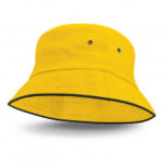 Bondi Bucket Hat - Black Sandwich Trim - Image 4