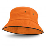 Bondi Bucket Hat - Black Sandwich Trim - Image 5