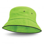 Bondi Bucket Hat - Black Sandwich Trim - Image 7