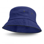 Bondi Bucket Hat - Black Sandwich Trim - Image 8