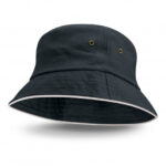Bondi Bucket Hat - White Sandwich Trim - Image 5