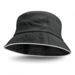 Bondi Bucket Hat - White Sandwich Trim - Image 6