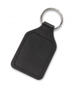 Alternative view of Prince Leather Key Ring - Square