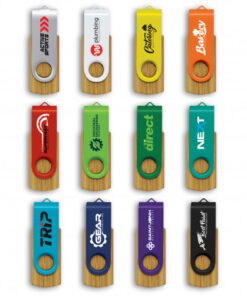Alternative view of Helix 4GB Bamboo Flash Drive