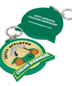 PVC Key Ring Large - One Side Moulded