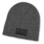 Nebraska Heather Cable Knit Beanie With Patch - Image 6