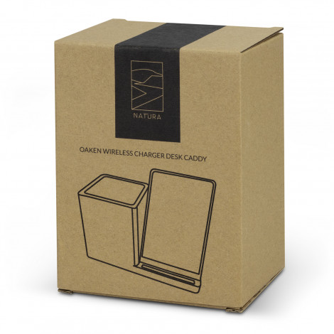 NATURA Oaken Wireless Charger Desk Caddy - Image 4