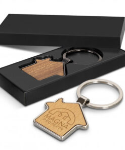Santo House Shaped Key Ring