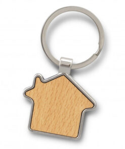 Alternative view of Santo House Shaped Key Ring
