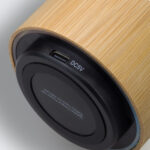 Bamboo Bluetooth Speaker - Black - Image 4