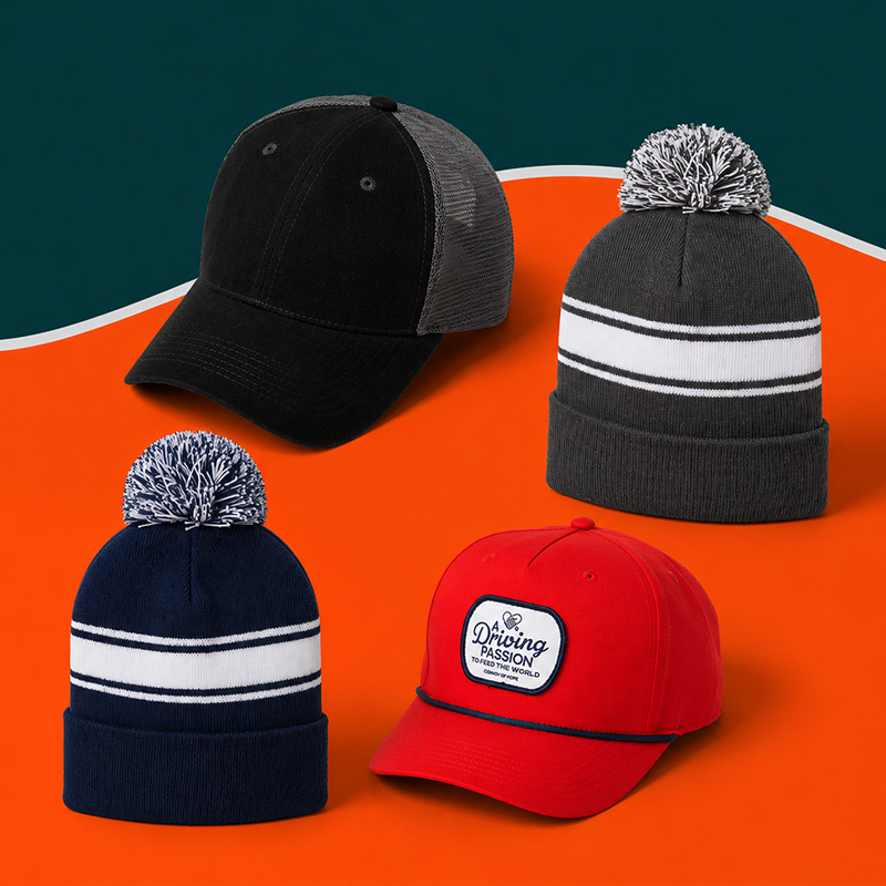 Headwear branded merchandise