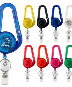 Retractable Keychain With Carabiner