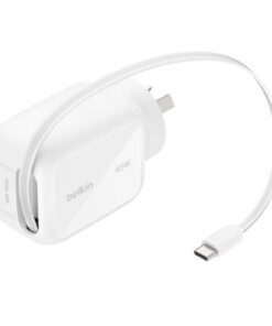 Belkin UltraCharge 45W Retractable GaN Wall Charger